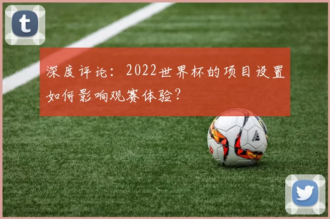 深度评论:2022世界杯的项目设置如何影响观赛体验?