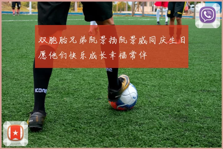 双胞胎兄弟阮景扬阮景威同庆生日愿他们快乐成长幸福常伴