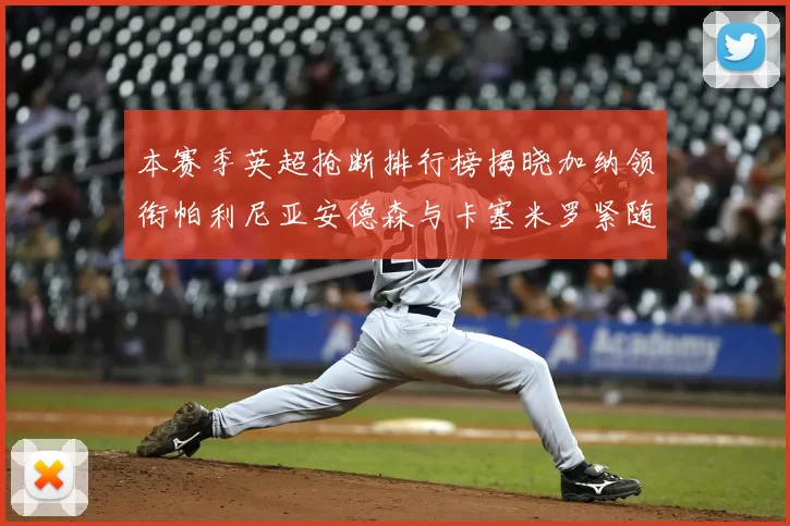 本赛季英超抢断排行榜揭晓加纳领衔帕利尼亚安德森与卡塞米罗紧随其后